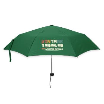 Vintage 1959 Cadeau 1959 Anniversaire 1959 Retro - Parapluie standard - vert bouteille - Devant