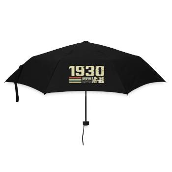 Born in 1930 - Vintage 1930's - 94th Retro Birthday - Umbrella (small) - black - Front