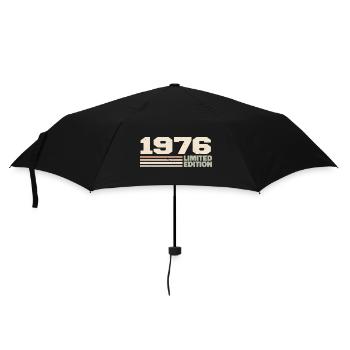 1976 Cadeau Anniversaire 1976 édition limitée 1976 - Parapluie standard - noir - Devant