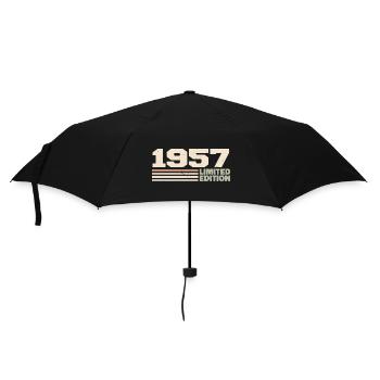 1957 Cadeau Anniversaire 1957 édition limitée 1957 - Parapluie standard - noir - Devant