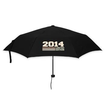 2014 Jubiläumsgeschenk 2014 Limited Edition 2014 - Regenschirm (klein) - Schwarz - Vorne