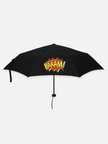 BÄÄÄM Bande dessinée Action Bulle - Style Pop-Art - Parapluie standard - noir