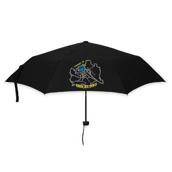 Döbling Wien 19 - Regenschirm (klein) - Schwarz - Vorne
