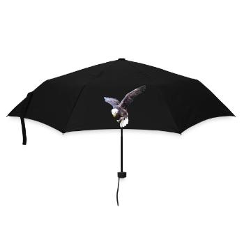 L’aigle en piqué - Parapluie standard - noir - Devant