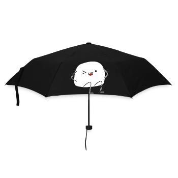 Stein Schere Papier - Regenschirm (klein) - Schwarz - Vorne