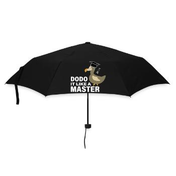 Dodo it like a Master's degree university - Umbrella (small) - black - Front
