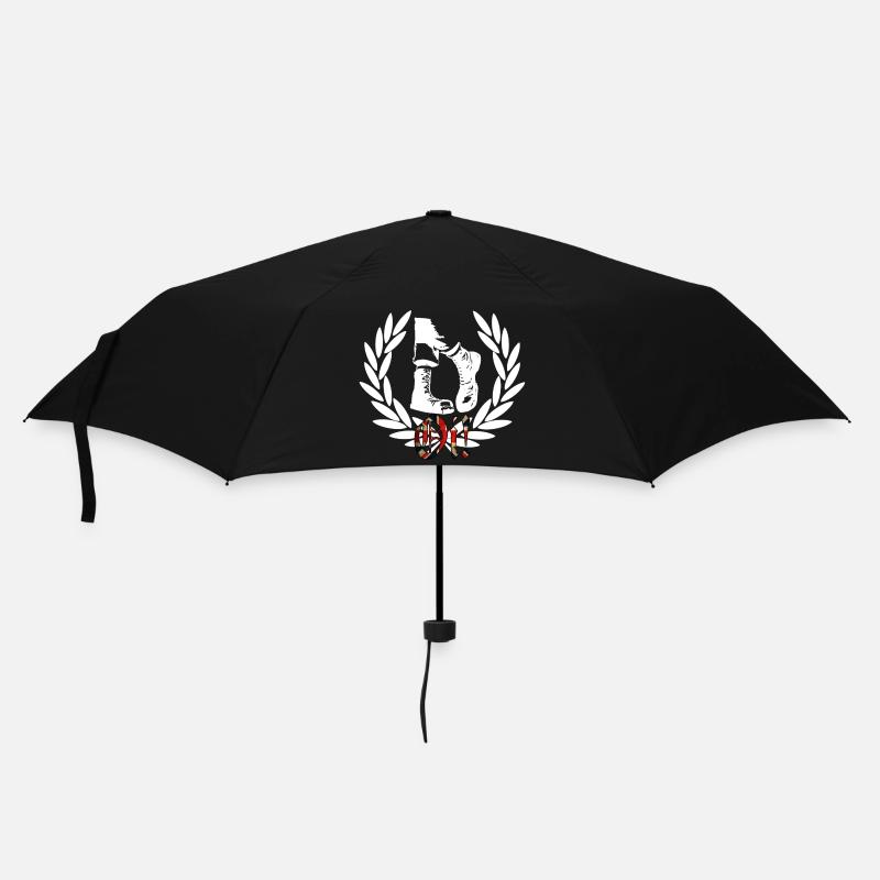UK Boots Laurel Flag Style Oi! Skinhead - Umbrella (small) - black
