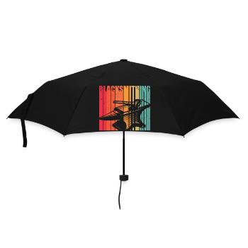 Schmieden - Regenschirm (klein) - Schwarz - Vorne