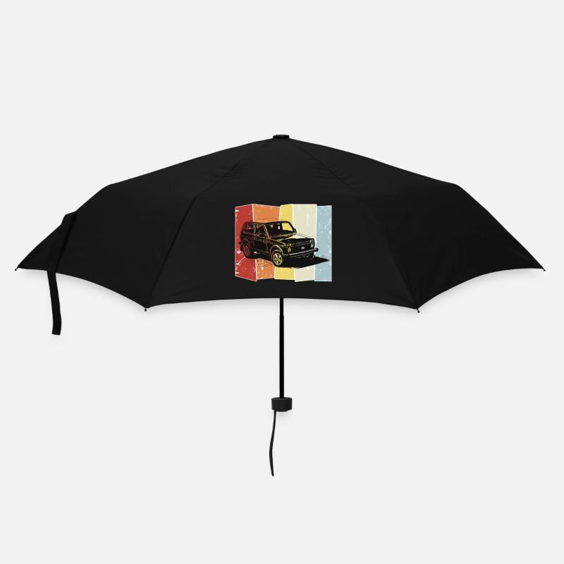 Lada Niwa - Regenschirm (klein) - Schwarz