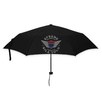 Denizli - Regenschirm (klein) - Schwarz - Vorne