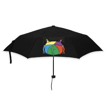 Je suis actionnaire - je suis actionnaire - Parapluie standard - noir - Devant