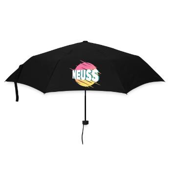 Neuss Allemagne City Font Vintage Rétro - Parapluie standard - noir - Devant