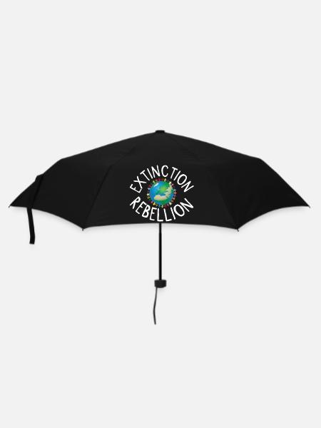 Extinction Rebellion Human Necklace White - Umbrella (small) - black