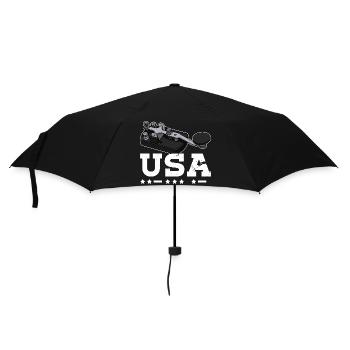 Morse Radio Technician Radio Mortar Hobby Ham - Umbrella (small) - black - Front