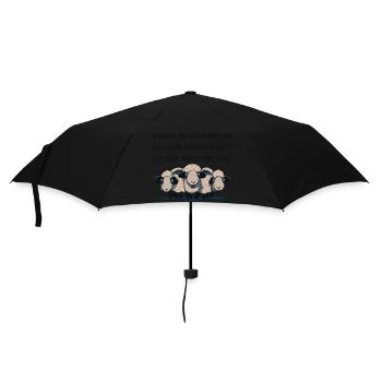 Schaf I Schafe I Witz I Witze I coole Sprüche - Regenschirm (klein) - Schwarz - Vorne