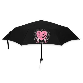 Ruhe in Frieden mein Engel - Regenschirm (klein) - Schwarz - Vorne