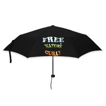 Free Natural Curly - Umbrella (small) - black - Front