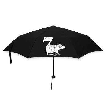PUNKROCK rats nr. 7 - used look - mouse - rat - Umbrella (small) - black - Front