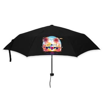 Miami Vacations - Umbrella (small) - black - Front