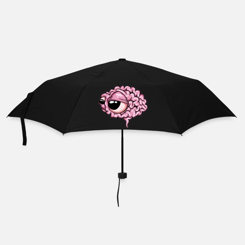 Hirnie - Regenschirm (klein) - Schwarz