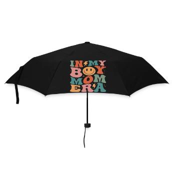 Colorful Design with Vintage Smile and Symbols - Umbrella (small) - black - Front