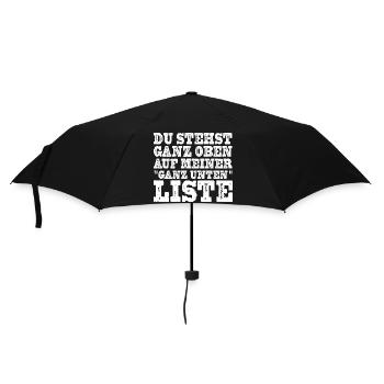 Travail Collègue Bureau Humour Travail Drôles Dictons - Parapluie standard - noir - Devant