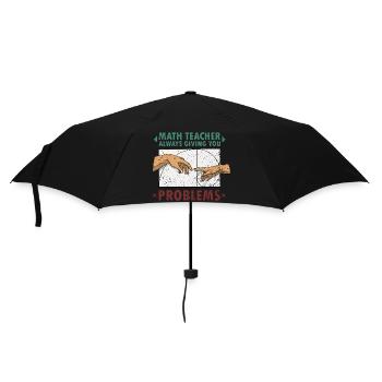 Fibonacci Math Teacher Art Creation - Umbrella (small) - black - Front