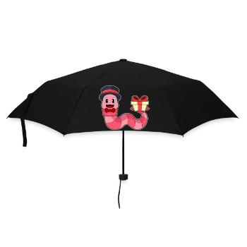 Forfait Worm Groom Mariage - Parapluie standard - noir - Devant