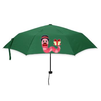 Forfait Worm Groom Mariage - Parapluie standard - vert bouteille - Devant