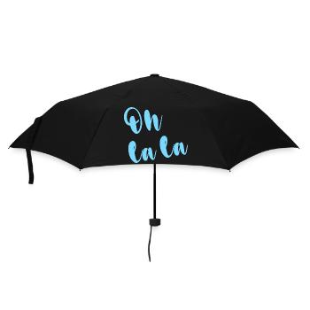OH LA LA - Regenschirm (klein) - Schwarz - Vorne