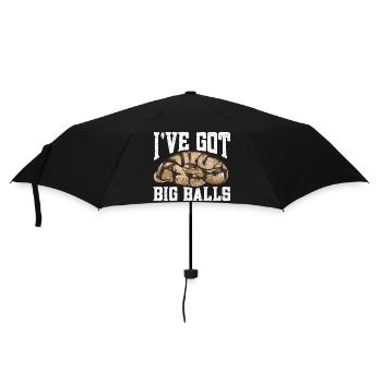 Ball Python Snake King Python - Umbrella (small) - black - Front