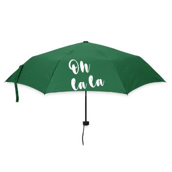 OH LA LA - Regenschirm (klein) - Flaschengrün - Vorne
