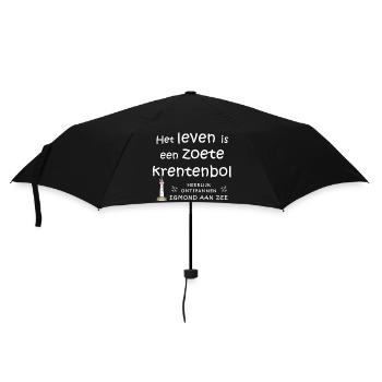 Egmond aan zee, Bergen Niederlande Rosinenbrötchen - Regenschirm (klein) - Schwarz - Vorne