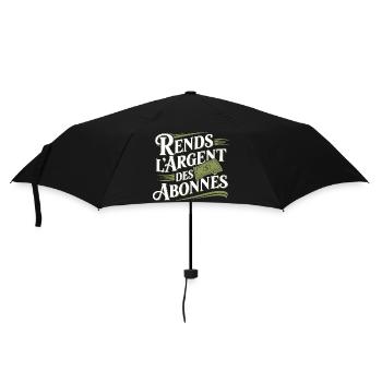 Rends l'argent des abonnés - Parapluie standard - noir - Devant