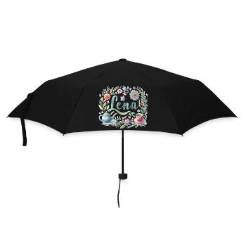 Lena Nom Prénom Aquarelle - Parapluie standard - noir - Devant