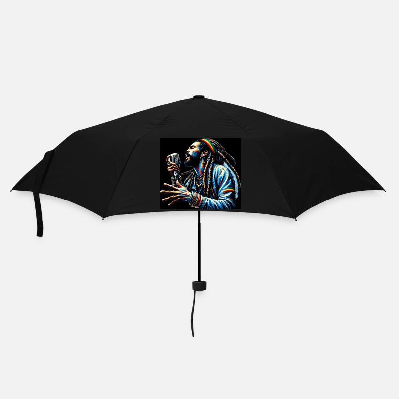 Vibrations des dreadlocks - Parapluie standard - noir