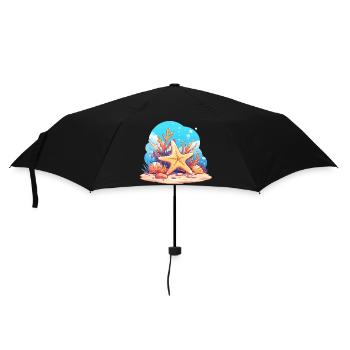 Étoile de mer Étoile de mer - Parapluie standard - noir - Devant
