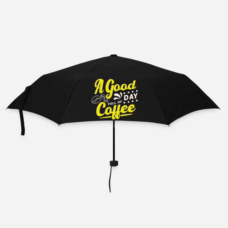 Good day starts with coffee - Umbrella (small) - black