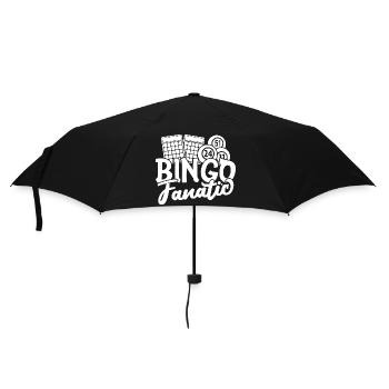 Joueur de bingo fanatique bingo - Parapluie standard - noir - Devant