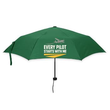 Flight Instructor Cfi Pilot Aviation Instructor - Umbrella (small) - bottlegreen - Front