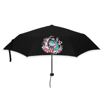 Pastel Goth Kawaii Coqui Puerto Rico - Umbrella (small) - black - Front