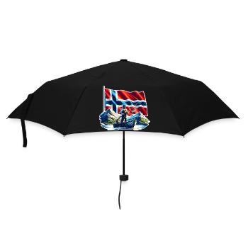 Norvège Pêche - Parapluie standard - noir - Devant