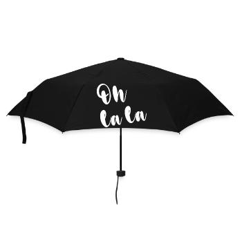 OH LA LA - Regenschirm (klein) - Schwarz - Vorne