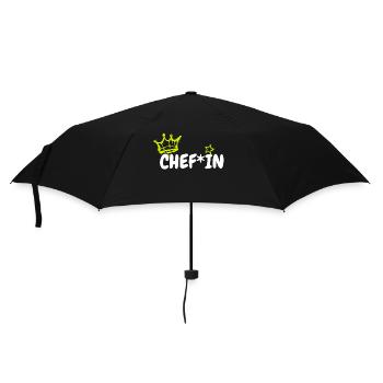 ChefIn  - Regenschirm (klein) - Schwarz - Vorne