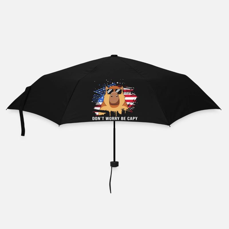 Capybara - Parapluie standard - noir