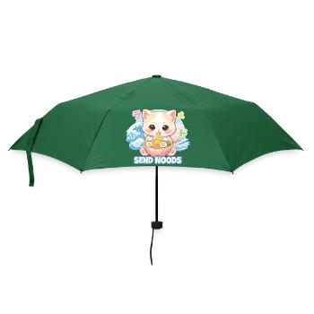 Ramen Cat Kanagawa - Umbrella (small) - bottlegreen - Front