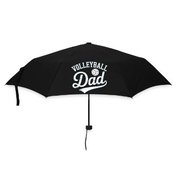 Dad Volleyball T-Shirt Gift Idea - Umbrella (small) - black - Front