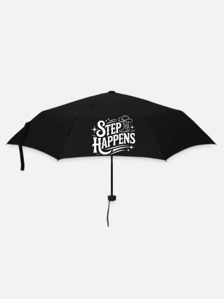 Step Happens Western Line Dance - Regenschirm (klein) - Schwarz