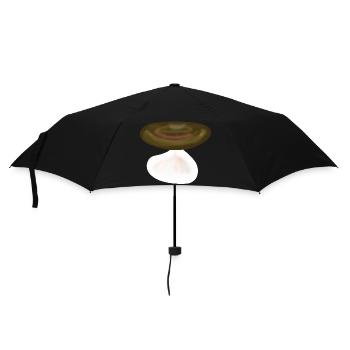 Mushroom Mushrooms Nature - Umbrella (small) - black - Front
