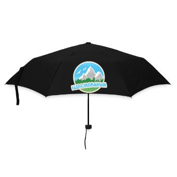 Namjagbarwa als Berg - Regenschirm (klein) - Schwarz - Vorne